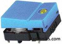 Switch Tact,hinged blue act,yellow LED