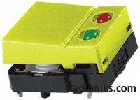 Switch Tact,hinged yellow,red/green LED