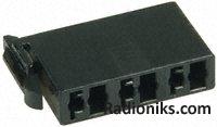 Connector,housing,plug,2 Way,22-18awg,Bl