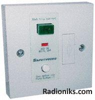 White RCD Fused Spur