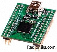 USB to serial/FIFO development module