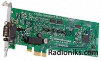 PCIe Serial Card Low Profile 1xRS422/485