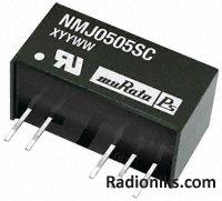 DC/DC converter,5Vin,+/-5Vout 100mA 1W