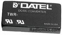 DC/DC converter,18-36Vi,5V/+-15Vo 1/0.2A