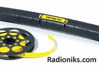 Cable marker high durability 15x100 whit (1 Reel of 125)