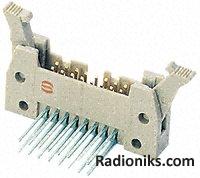 IDC connector 26-pin angled M