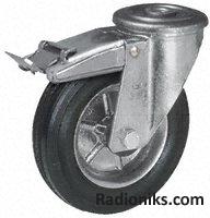 Swivel castor braked,160mm 180kg