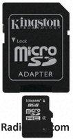 8GB microSDHC Class 4 Flash Card