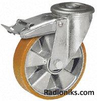 Swivel castor braked,80mm 120kg