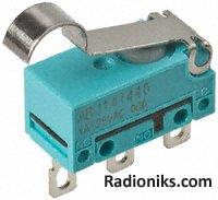 Switch,SPDT-NC,sim rol lev,0.64N,wire tm