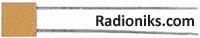 Capacitor radial MCLC MIL CK06 1uF