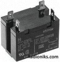 Plug-in relay,QC tab, SPNO, 30A 48Vdc