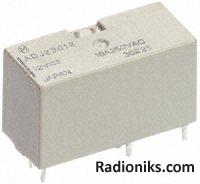 PCB relay,SPNO/NC,1xlatch,10A 12Vdc,seal