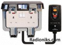 2 Gang IP66 Socket with 3m Flex+RCD Plug