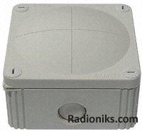 Combi Junc.Box,110x110x66mm IP66/67,Grey (1 Pack of 3)