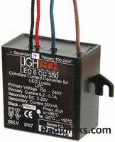 LED Driver 6W DC 350mA Potted, Leads