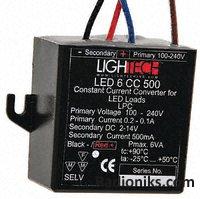 LED Driver 6w DC 500mA Potted, Leads