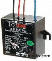LED Driver 6W DC 700mA Potted, Leads