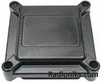 Shielded box, IP67, 96x96x45mm, black