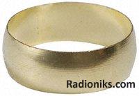 Brass compression ring 8mm (1 Pack of 25)