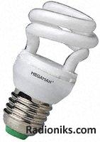 CFL lamp spiral type 10000hrs 8W ES