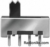 Switch,slide,3 operating pos,350mA/30Vdc