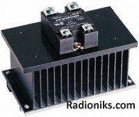 SSR w/ Heatsink DIN Mount 660Vac/55A