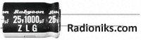 Capacitor Al 105deg 220uF 10V 6.3x11