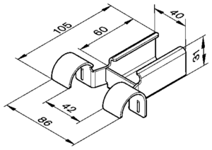 Flexible mount (1 Bag of 2)