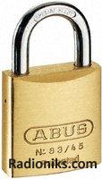 Heavy duty brass padlock 45mm