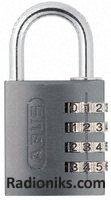 Titanium 40mm combination safety padlock