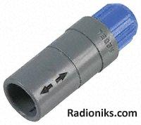 REDEL,Inline Socket, 5way, blue nut