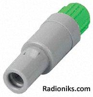 REDEL,Inline Plug, 4way, green nut