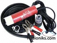 Submersible 12V pumping kit, 18 lpm