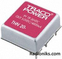 DC/DC converter,9-18Vin,12Vout 1.67A,20W