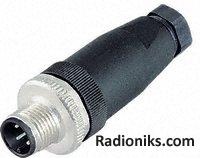 Cable connector (m) 3-way 4-6mm IP67