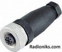 Cable connector (f) 4 way 6-8mm IP67