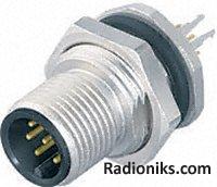 Socket (m) dip solder 8-way PG9