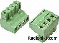 Termi-Block Plug 4 way 15-13AWG