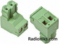 Termi-Block Plug 2 way 15-13AWG