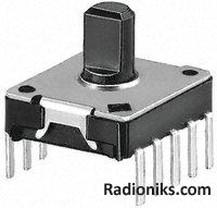 Rotary switch,miniature,1 pole