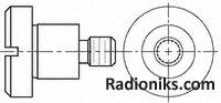 Screw, Shoulder, M4, Slot Head, Drawer