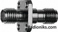 SMA panel adapter (F-F) 50 Ohm