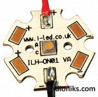 LED Oslon Star Red-Orange 45lm wired