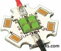 4 LED Oslon Star True Green 244lm wired