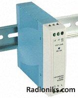 MDR-10-24 MINI DIN RAIL PSU, 24V 0.42A