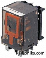 Power relay 2c/o 25A 24Vac w/ Test