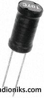 Radial lead inductor 33UH 10%; 3,7A