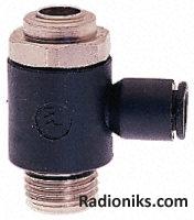 Cylinder compact flow regulator,G1/4x8mm