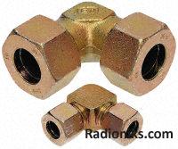 H/duty equal elbow fitting,16mm OD tube